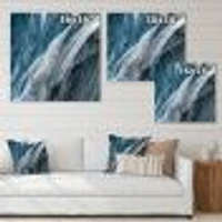 Splash Blue Indigo  Wall Art