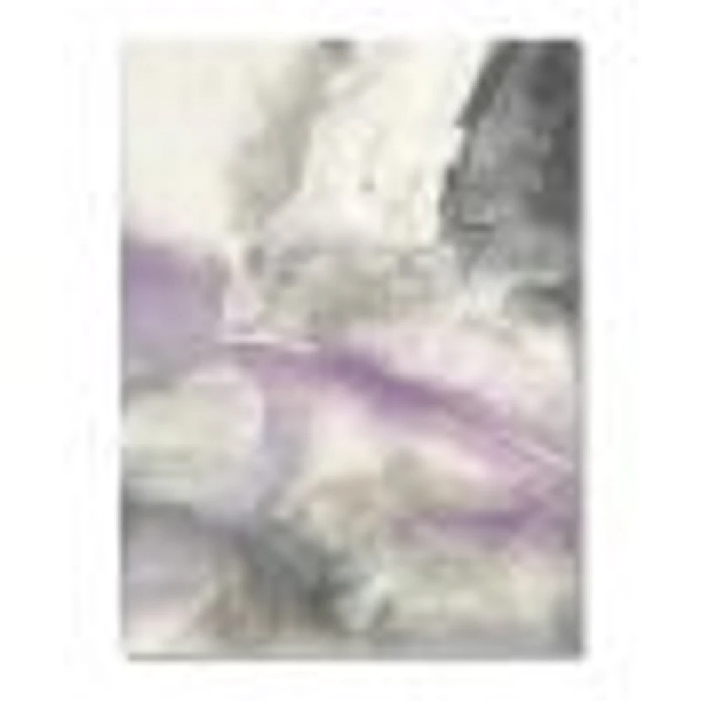 Watercolor Minimal Purple Tones I  Wall Art