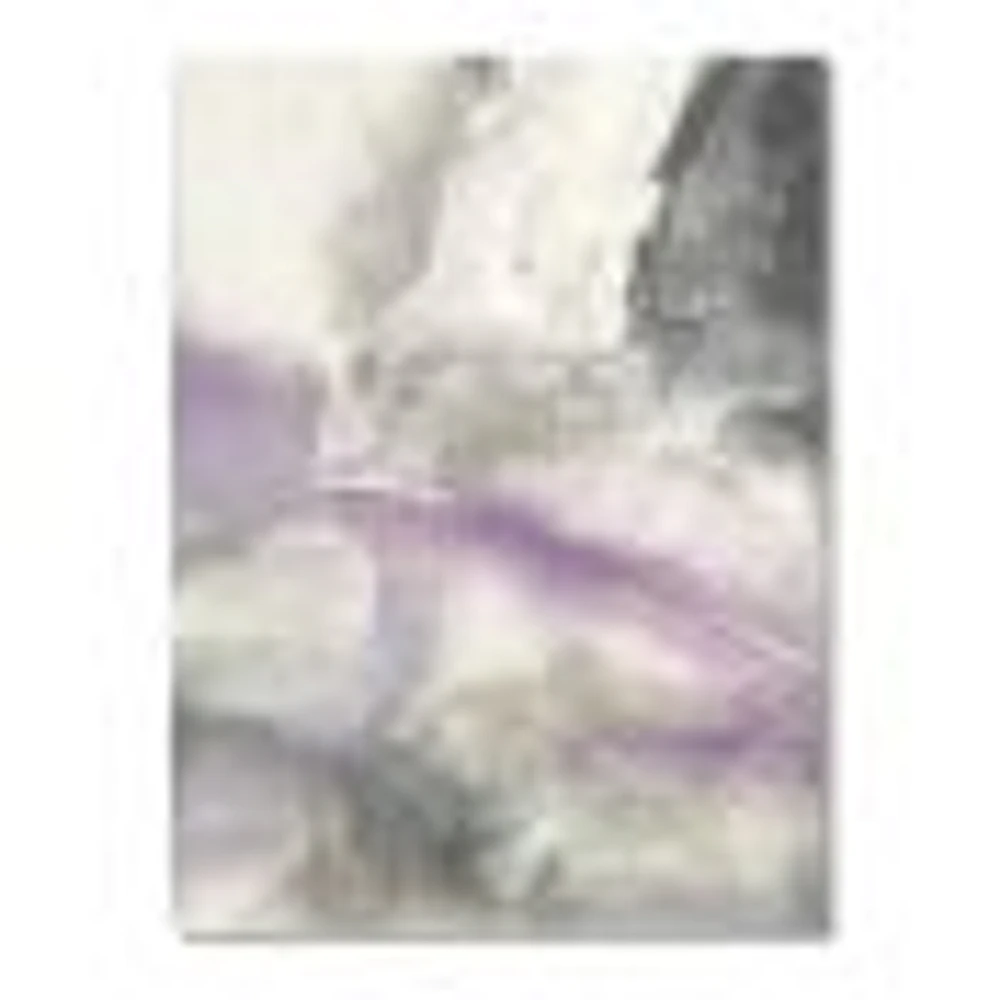 Watercolor Minimal Purple Tones I  Wall Art