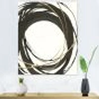 Gold Glamour Circle II  Wall Art