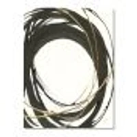 Gold Glamour Circle II  Wall Art