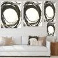 Gold Glamour Circle II  Wall Art