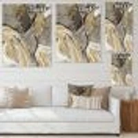 Glam Phoenix Neutral  Canvas Wall Art