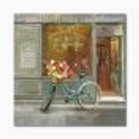 Paris French Flowershop  Canvas