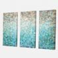 Blocked Abstract - Nautical & Coastal Canvas Wall Art 3 Panels