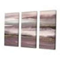 Purple Glam Storm IV  Canvas Wall Art