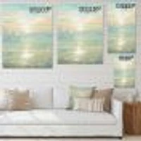 Sunrise Boat I  Canvas Wall Art