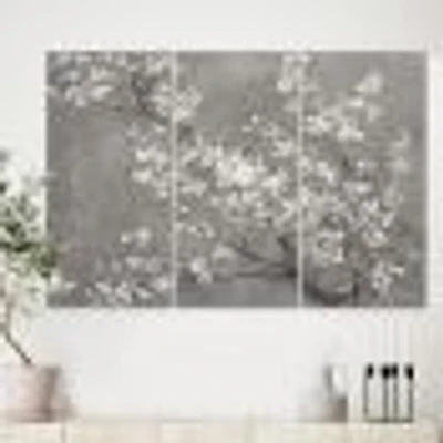 Toile imprimée « White Cherry Blossoms II