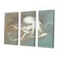 Octopus Treasures from the Sea Canvas Wall Art