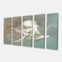 Octopus Treasures from the Sea  Canvas Wall Art