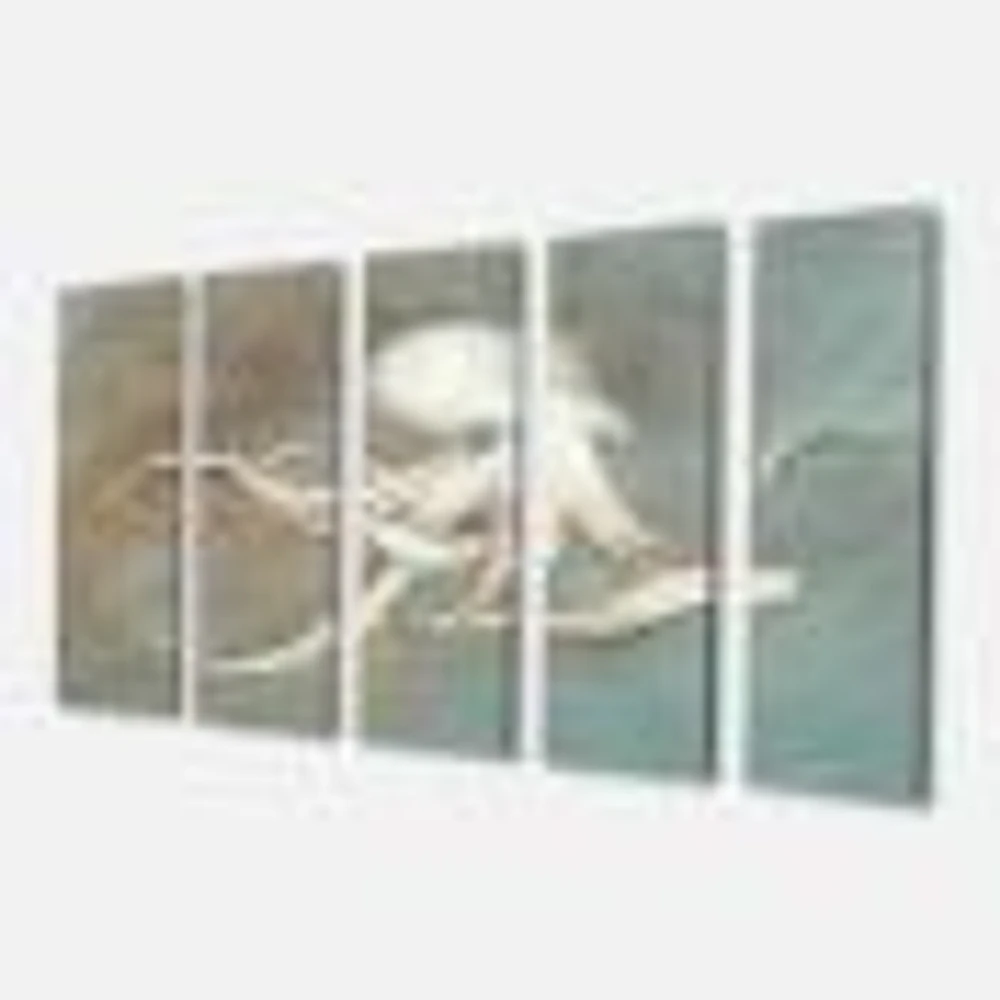 Octopus Treasures from the Sea  Canvas Wall Art