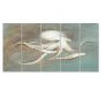 Octopus Treasures from the Sea  Canvas Wall Art