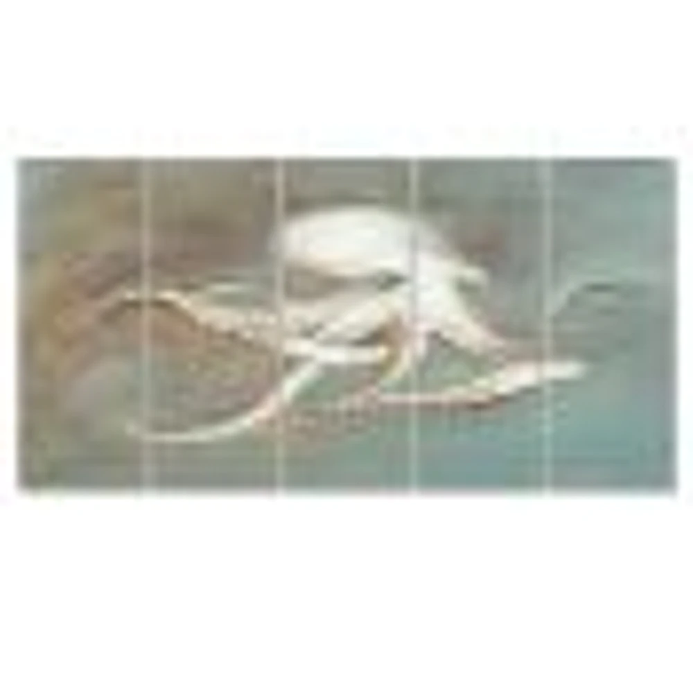 Octopus Treasures from the Sea Canvas Wall Art