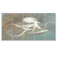 Octopus Treasures from the Sea  Canvas Wall Art