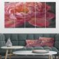 Panneaux de toile « Vivid Pink Peonies I »