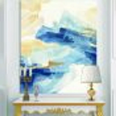 Toile « Metallic Gold Indigo II »