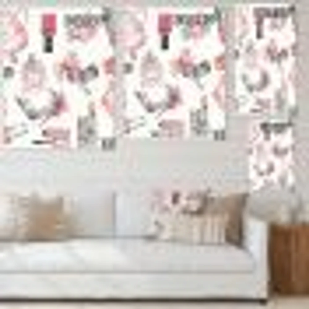 Glam Chic Accents Pattern I  Canvas Wall Art