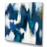 Blue Glam Texture II  Wall Art