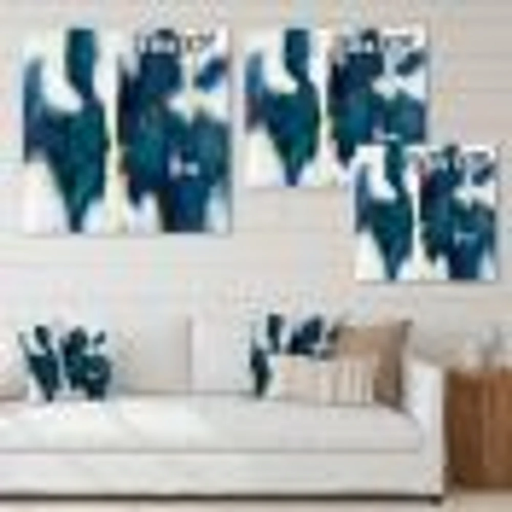 Blue Glam Texture I  Wall Art