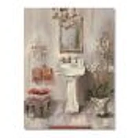 French Bath La baignoire I  Canvas Wall Art