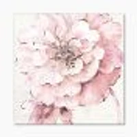 Toile  « Indigold Shabby Peonies Pink »