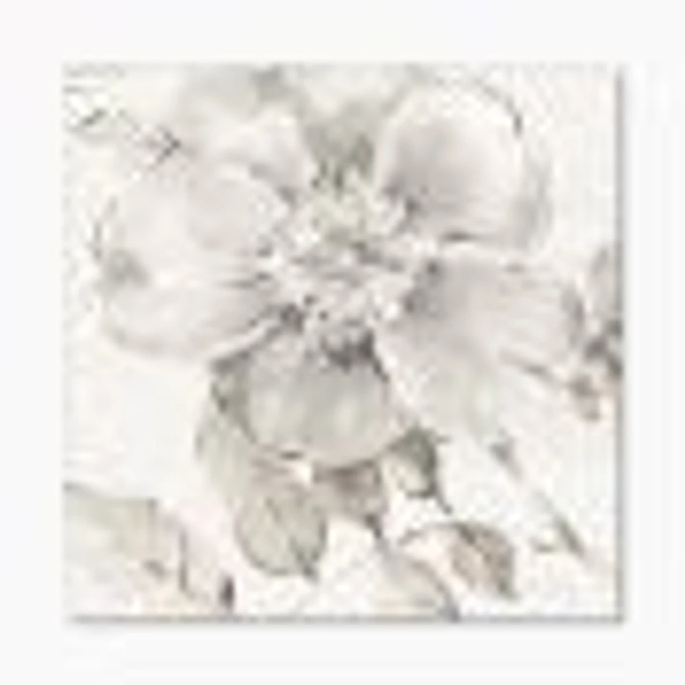 Indigold Grey Peonies II  Wall Art