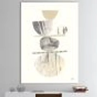 BalanceAbstract Neutral II Wall Art