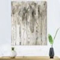 The Modern Grey Forest IV  Wall Art