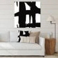 Black & White Crossing Paths II Wall Art