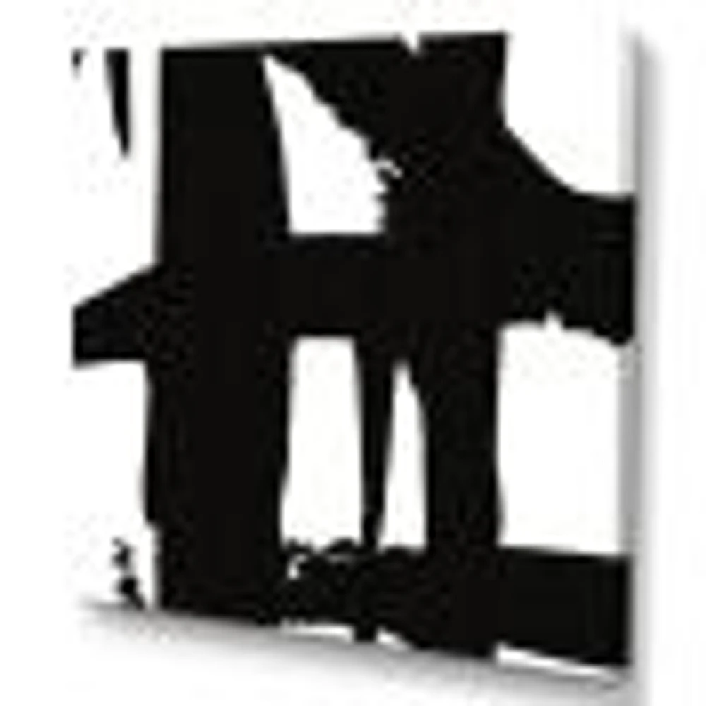 Black & White Crossing Paths II Wall Art