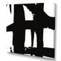 Black & White Crossing Paths II Wall Art