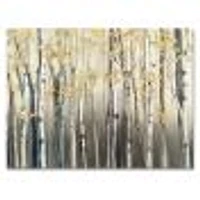 Toile « Golden Birch Forest I »