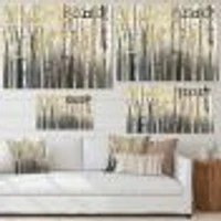 Golden Birch Forest I  Canvas Wall Art