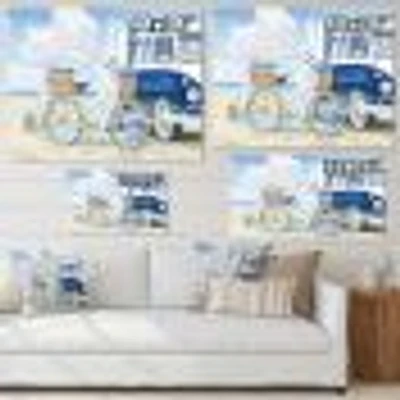 RW Beach Time I  Canvas Wall Art