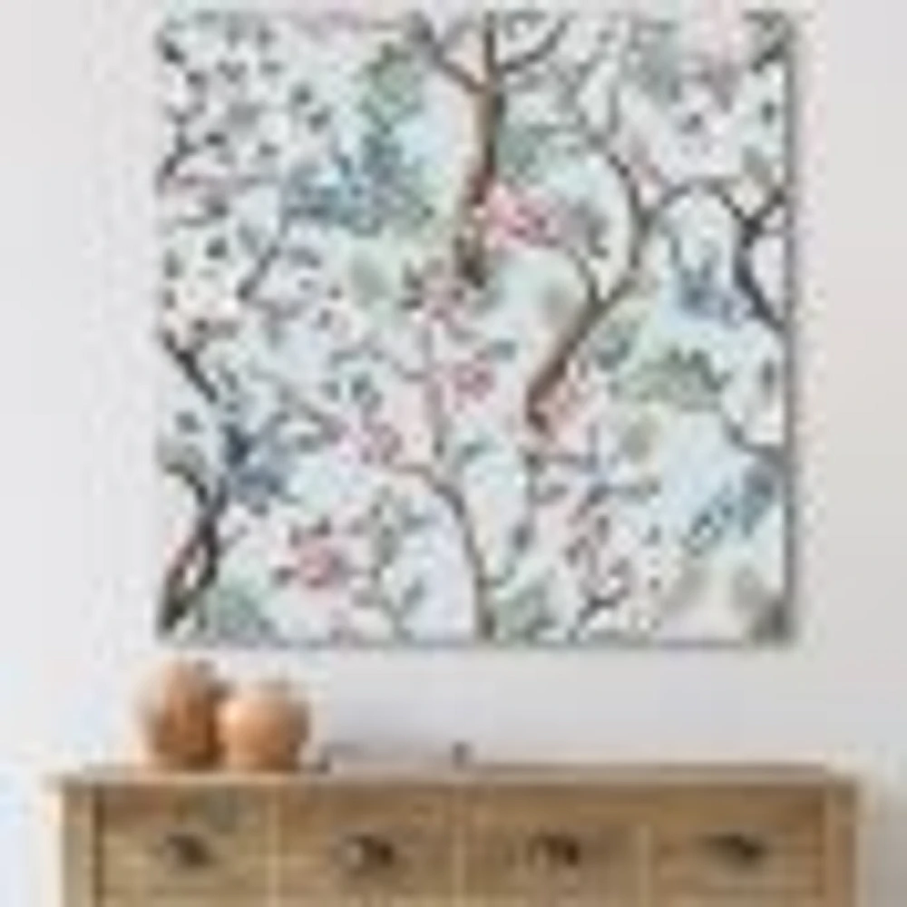 Chinoiserie with Birds and Peonies X  Wall Art