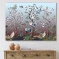 Chinoiserie with Birds and Peonies XI Wall Art