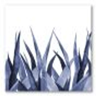 Toile imprimée « Navy Blue Agave Leaves »