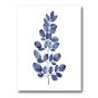 Navy Blue Eucalyptus II  Wall Art