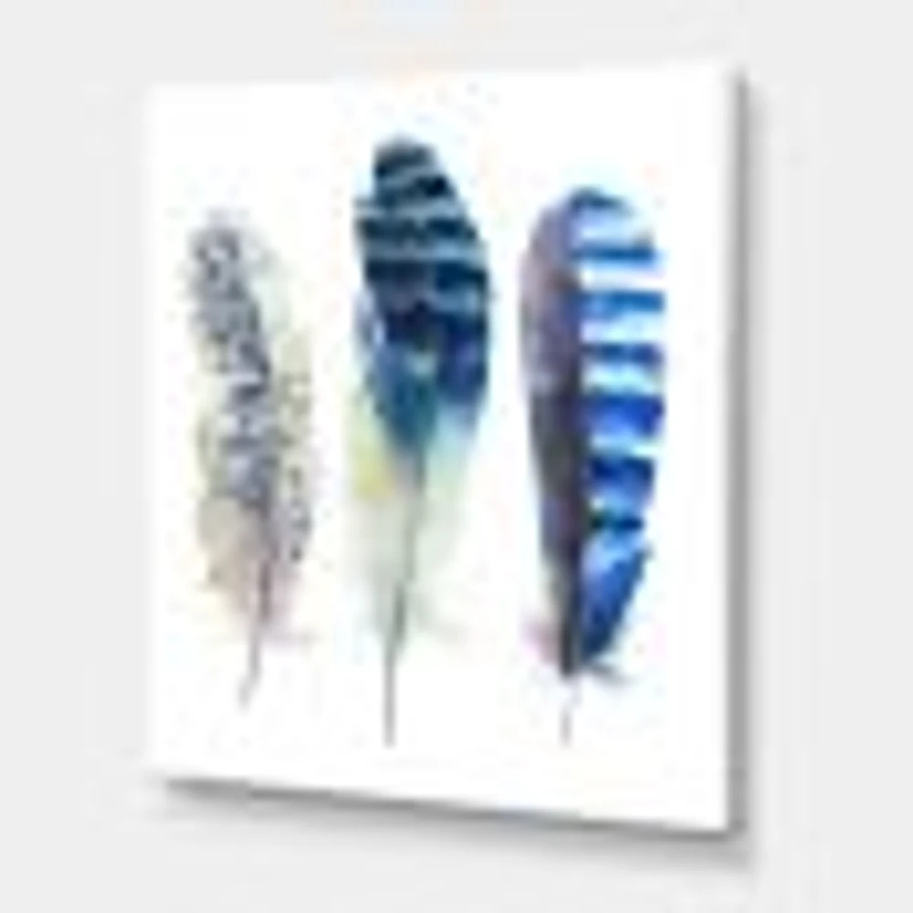 Colourful Boho Feathers I  Wall Art