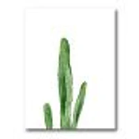 Toile « Green Cactus South Western Plant Botanical Detail »