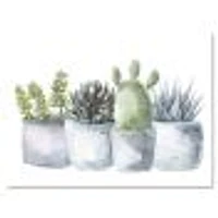 Toile « Cactus and Succulent House Plants I