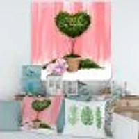 Toile « Heart Shaped Valentine House Plant