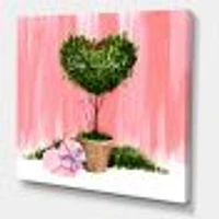 Toile « Heart Shaped Valentine House Plant