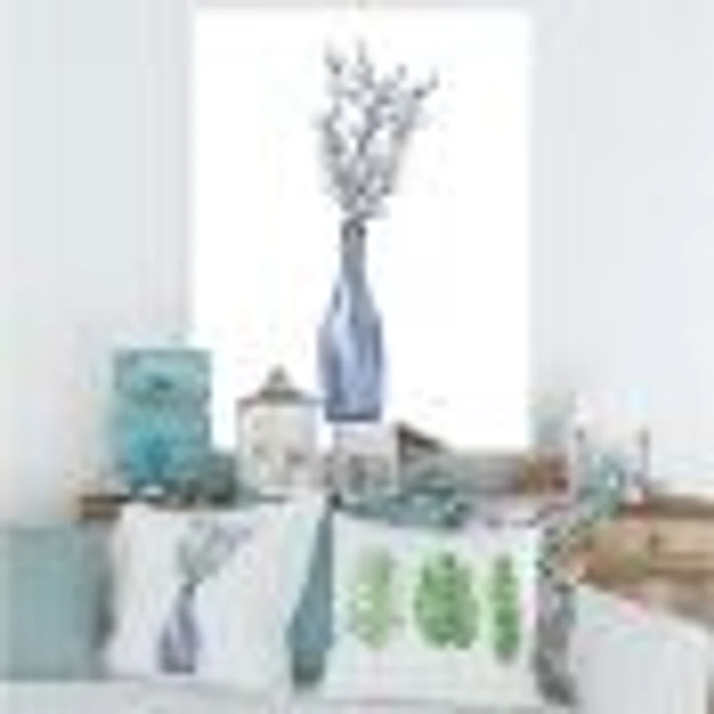 Bunch of Blue Willow Twigs II  Wall Art