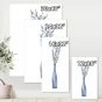 Bunch of Blue Willow Twigs II  Wall Art