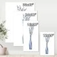 Bunch of Blue Willow Twigs II  Wall Art