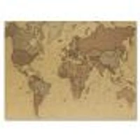 Ancient Map of The World III Canvas Wall Art