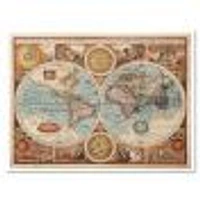 Ancient Map of The World VIII Wall Art