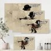 Woman Playing Jazz Trumpet  Wall Art