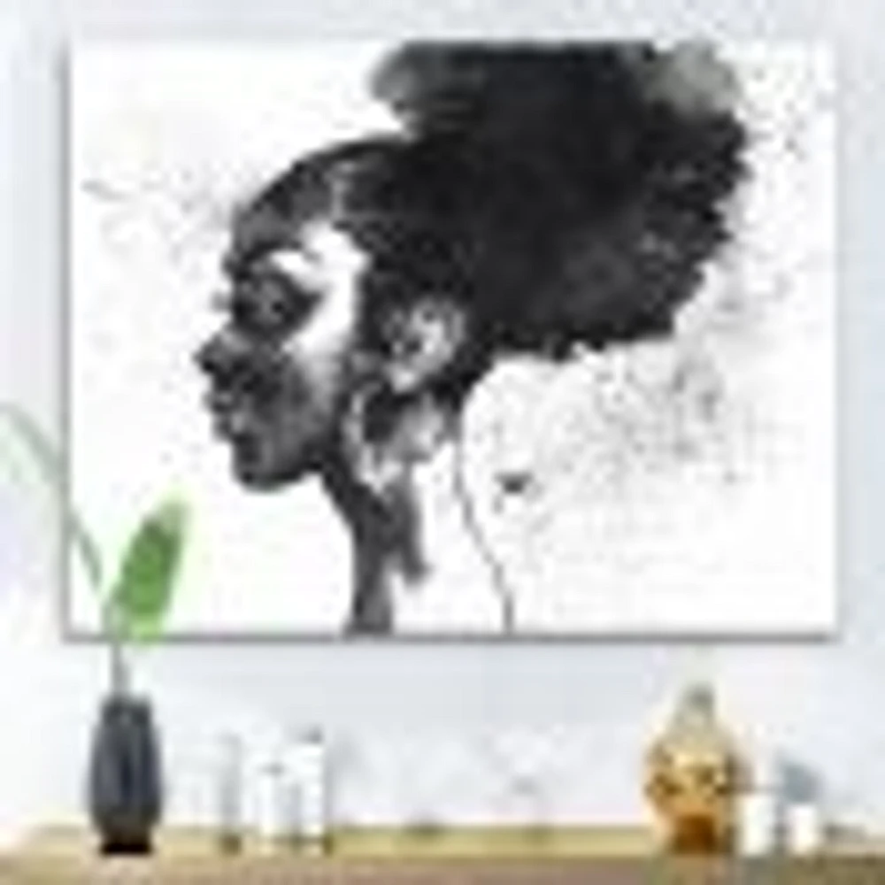 Monochrome Portrait of African American Woman I  Wall Art